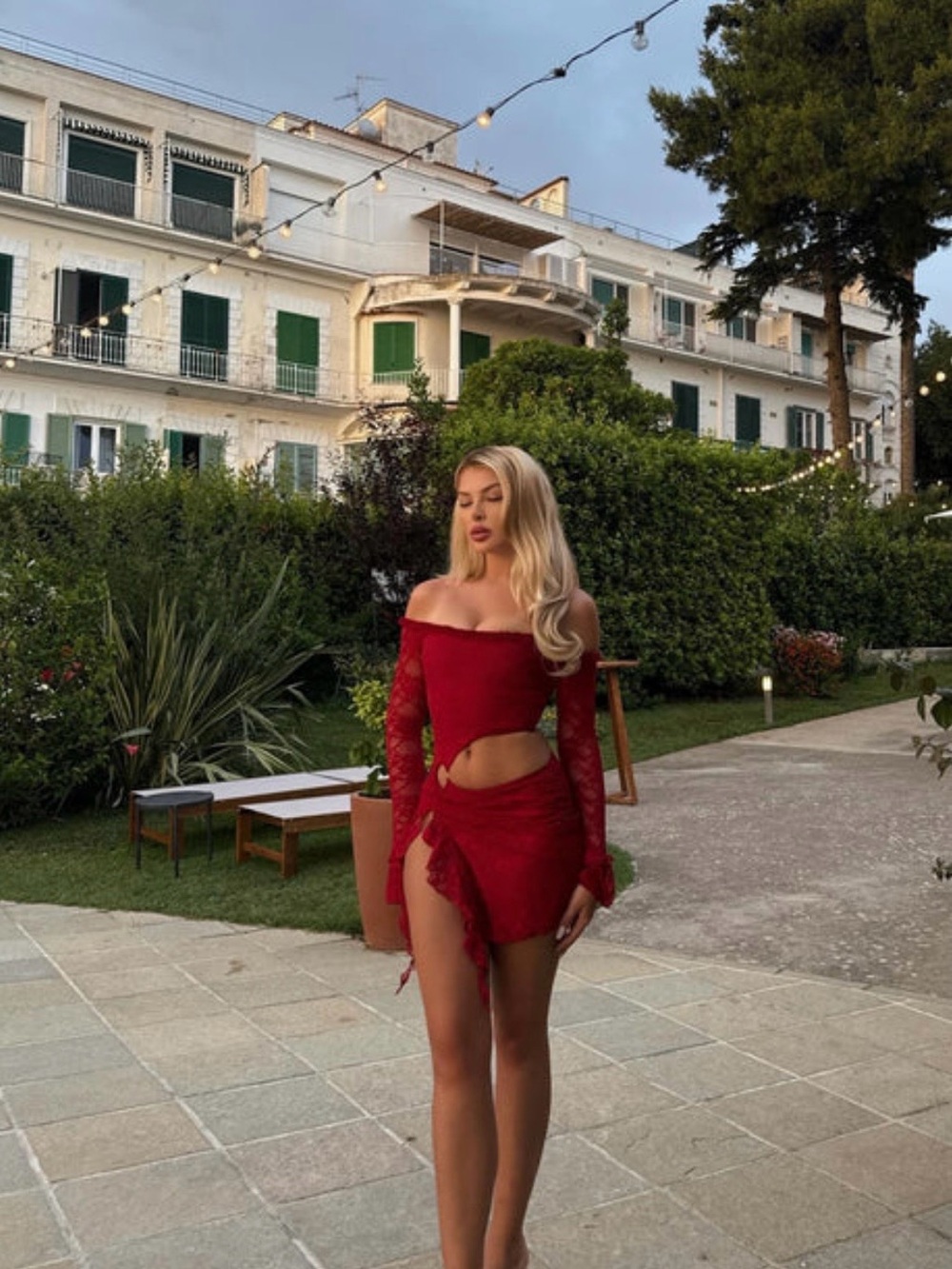 ❤️ Fashion Nova Red Cutout Mini Dress – NEW WITH TAGS – Size Large ❤️